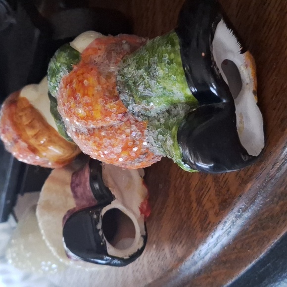 Vintage Porcelain Halloween Boy in Pumpkin and Girl in Ghost Costume Figurines - Picture 8 of 8